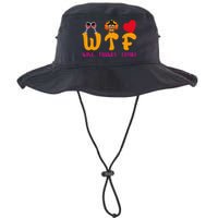 WTF Wine Turkey Family Funny Thanksgiving Legacy Cool Fit Booney Bucket Hat