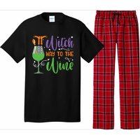 Witch Way To The Wine Halloween Party Pajama Set