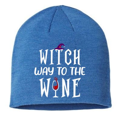 Witch Way To The Wine Halloween Ing Party Costume Great Gift Sustainable Beanie