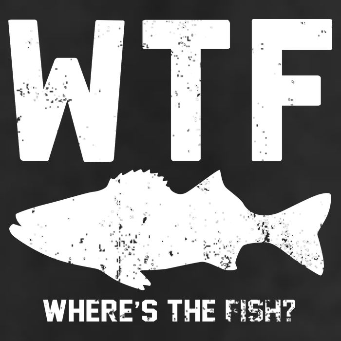 Wtf Wheres The Fish Funny Fishing Beanie