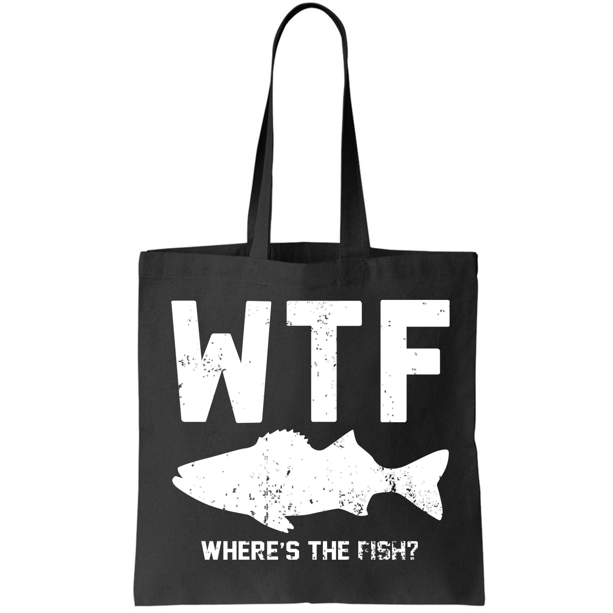 Wtf Wheres The Fish Funny Fishing Bag