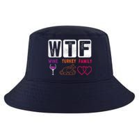 WTF Wine Turkey Family Happy Thanksgiving Day Funny Gifts Cool Comfort Performance Bucket Hat