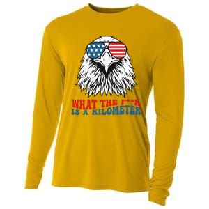 Wtf What The Fuck Is A Kilometer George Washington Meme Cooling Performance Long Sleeve Crew