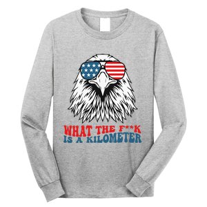 Wtf What The Fuck Is A Kilometer George Washington Meme Long Sleeve Shirt