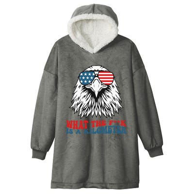 Wtf What The Fuck Is A Kilometer George Washington Meme Hooded Wearable Blanket