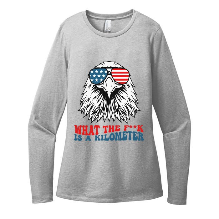 Wtf What The Fuck Is A Kilometer George Washington Meme Womens CVC Long Sleeve Shirt