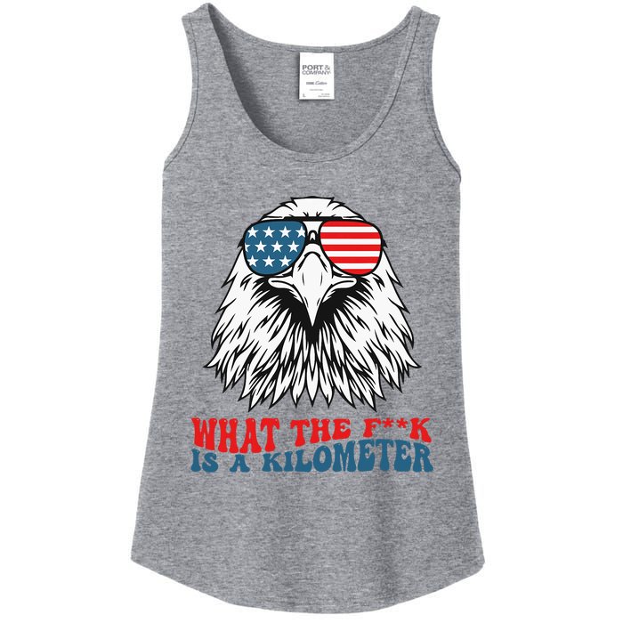 Wtf What The Fuck Is A Kilometer George Washington Meme Ladies Essential Tank