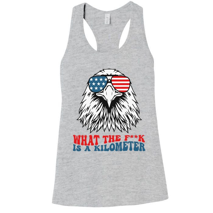 Wtf What The Fuck Is A Kilometer George Washington Meme Women's Racerback Tank