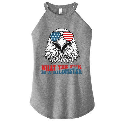 Wtf What The Fuck Is A Kilometer George Washington Meme Women's Perfect Tri Rocker Tank