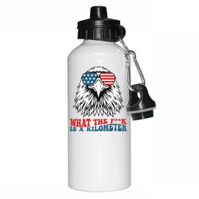 Wtf What The Fuck Is A Kilometer George Washington Meme Aluminum Water Bottle