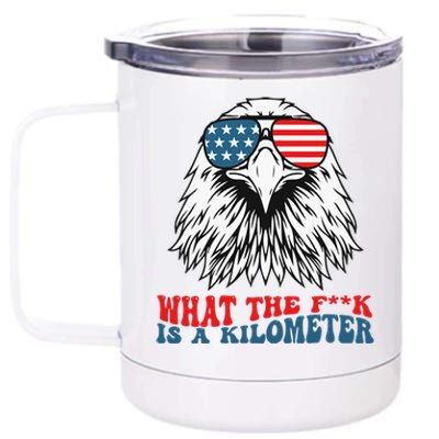 Wtf What The Fuck Is A Kilometer George Washington Meme 12 oz Stainless Steel Tumbler Cup