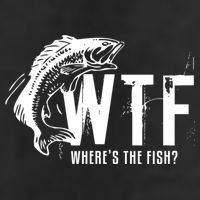 WTF Where's The Fish Men's Funny Fishing 11oz C Handle Ceramic Mug