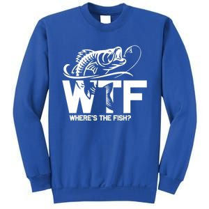 Wtf WhereS The Fish Funny Fishing Lover Gift Meaningful Gift Sweatshirt