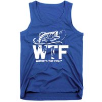 Wtf WhereS The Fish Funny Fishing Lover Gift Meaningful Gift Tank Top