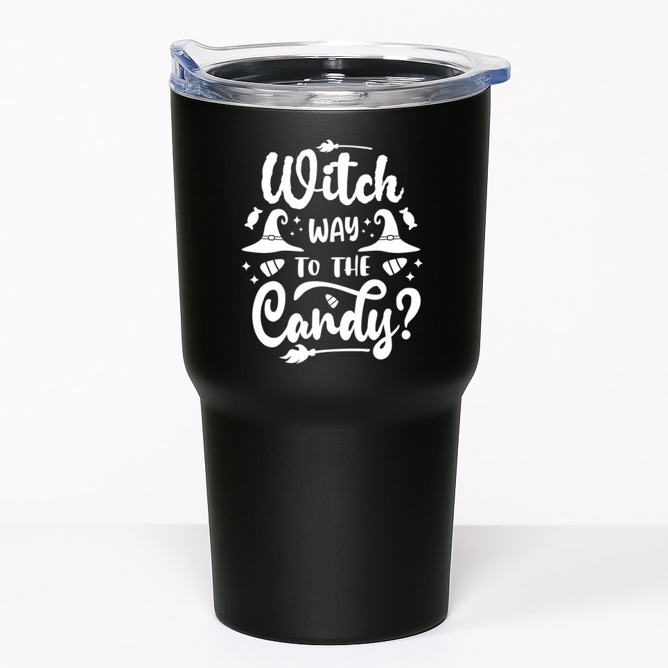 Witch Way To The Candy Cute Halloween Tumbler