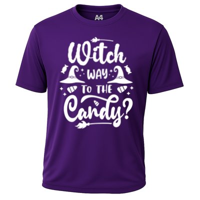 Witch Way To The Candy Cute Halloween Performance Shirt