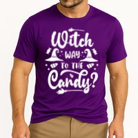 Witch Way To The Candy Cute Halloween Cooling Performance Crew T-Shirt