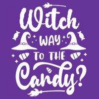Witch Way To The Candy Cute Halloween Cooling Performance Crew T-Shirt
