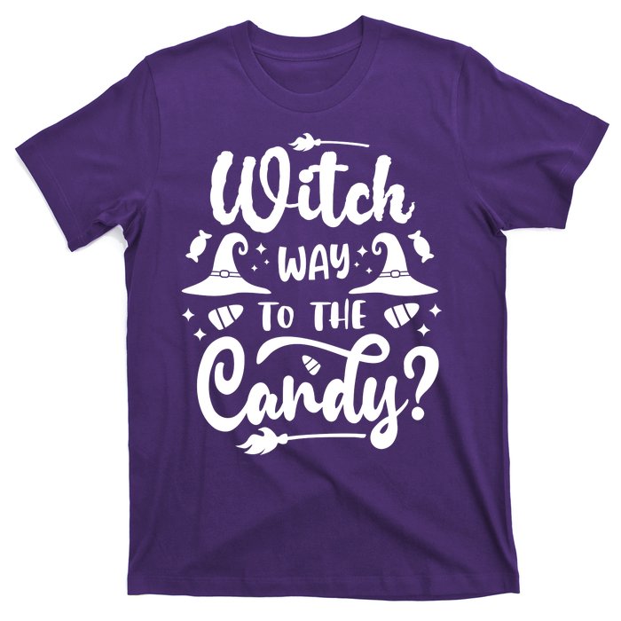 Witch Way To The Candy Cute Halloween T-Shirt