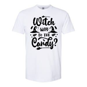 Witch Way To The Candy Cute Halloween Softstyle CVC T-Shirt