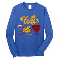 Wtf Wine Turkey Family Funny Thanksgiving Dinner Turkey Day Gift Long Sleeve Shirt