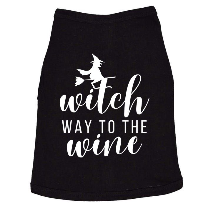 Witch Way To The Wine Doggie Tank