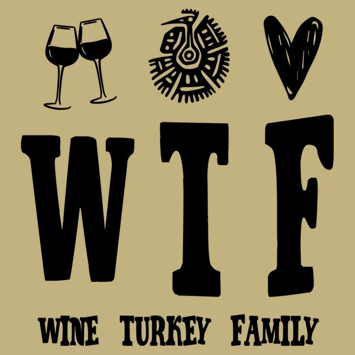 Wtf Wine Turkey Family Funny Holiday Cooling Performance Crew T-Shirt