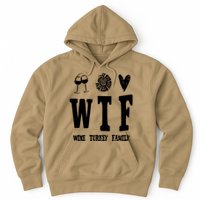 Wtf Wine Turkey Family Funny Holiday Hoodie