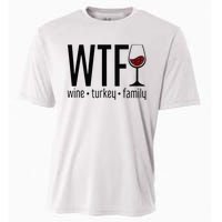 Wtf Wine Turkey Family Cooling Performance Crew T-Shirt