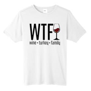 Wtf Wine Turkey Family Tall Fusion ChromaSoft Performance T-Shirt