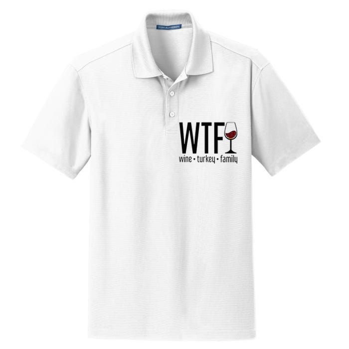 Wtf Wine Turkey Family Dry Zone Grid Polo