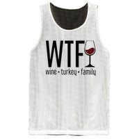 Wtf Wine Turkey Family Mesh Reversible Basketball Jersey Tank