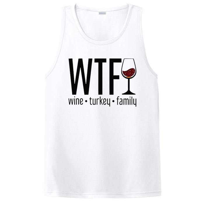 Wtf Wine Turkey Family PosiCharge Competitor Tank