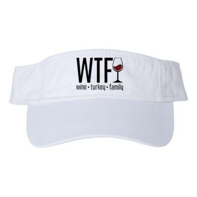 Wtf Wine Turkey Family Valucap Bio-Washed Visor