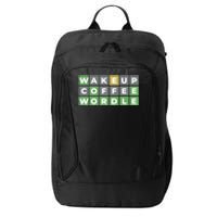 Wordle Wake Up Coffee Wordle Wordle Addict City Backpack