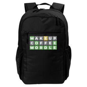 Wordle Wake Up Coffee Wordle Wordle Addict Daily Commute Backpack