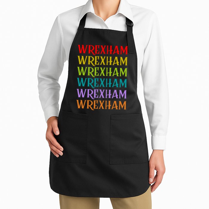 Wrexham Wales Vintage 80s Retro Apron