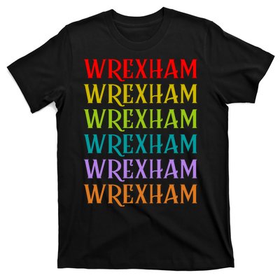 Wrexham Wales Vintage 80s Retro T-Shirt