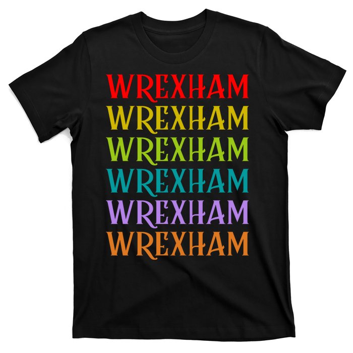 Wrexham Wales Vintage 80s Retro T-Shirt