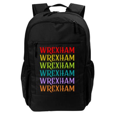 Wrexham Wales Vintage 80s Retro Backpack
