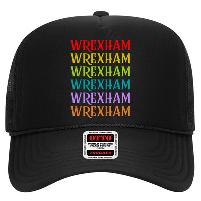 Wrexham Wales Vintage 80s Retro Trucker Hat