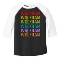 Wrexham Wales Vintage 80s Retro Toddler Fine Jersey T-Shirt