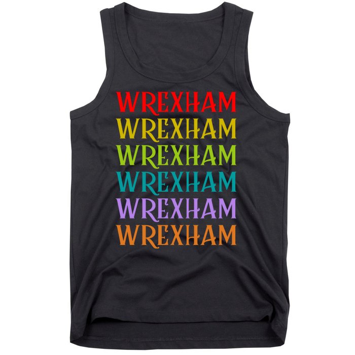 Wrexham Wales Vintage 80s Retro Tank Top