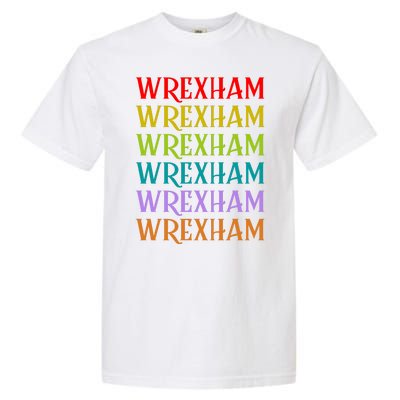 Wrexham Wales Vintage 80s Retro Garment-Dyed Heavyweight T-Shirt