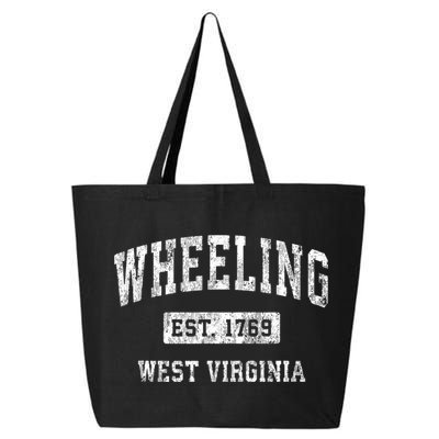 Wheeling West Virginia Wv Vintage Established Sports 25L Jumbo Tote