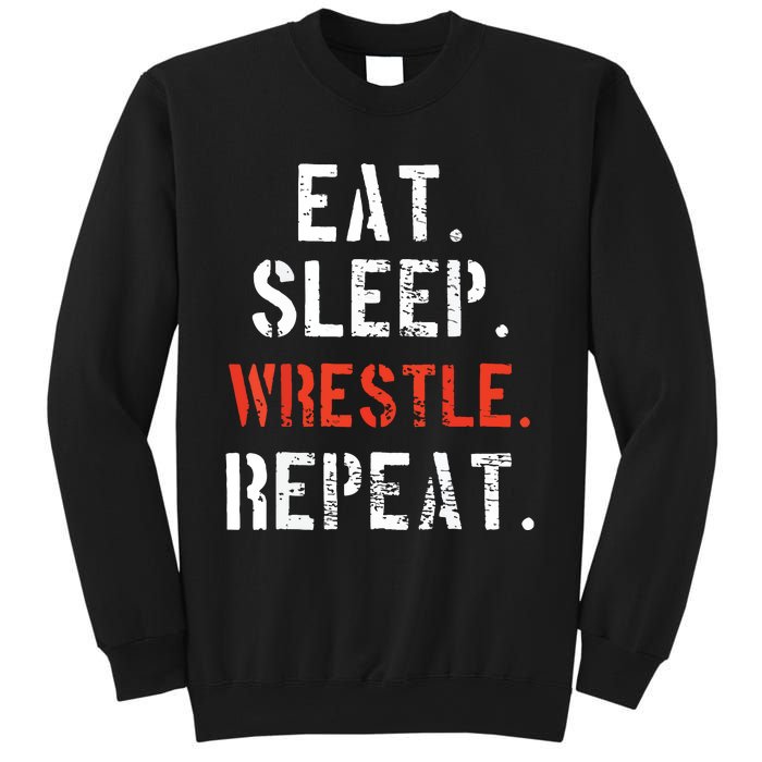 Wrestling Wrestler Vintage Funny Gift Sweatshirt