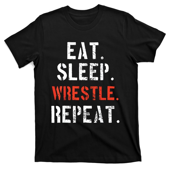 Wrestling Wrestler Vintage Funny Gift T-Shirt