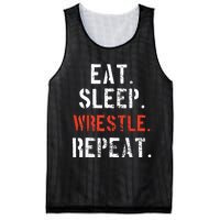 Wrestling Wrestler Vintage Funny Gift Mesh Reversible Basketball Jersey Tank