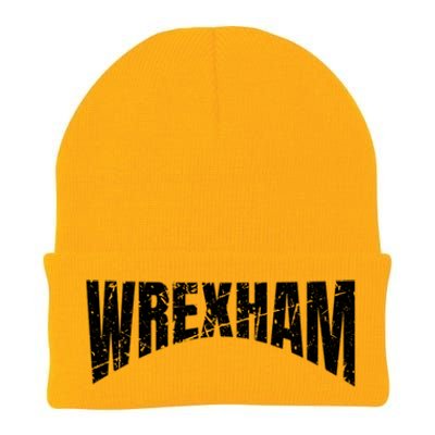 Wrexham Wales Vacation Welsh Dragon Urban Street Art Cute Gift Knit Cap Winter Beanie