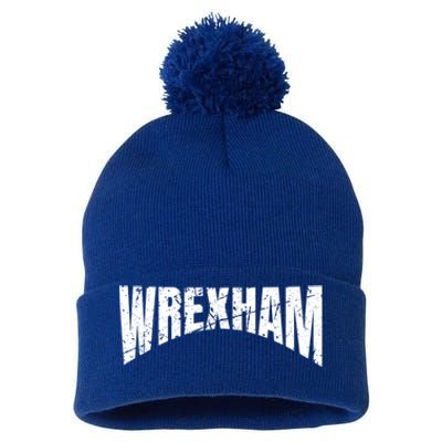 Wrexham Wales Vacation Welsh Dragon Urban Street Art Cute Gift Pom Pom 12in Knit Beanie